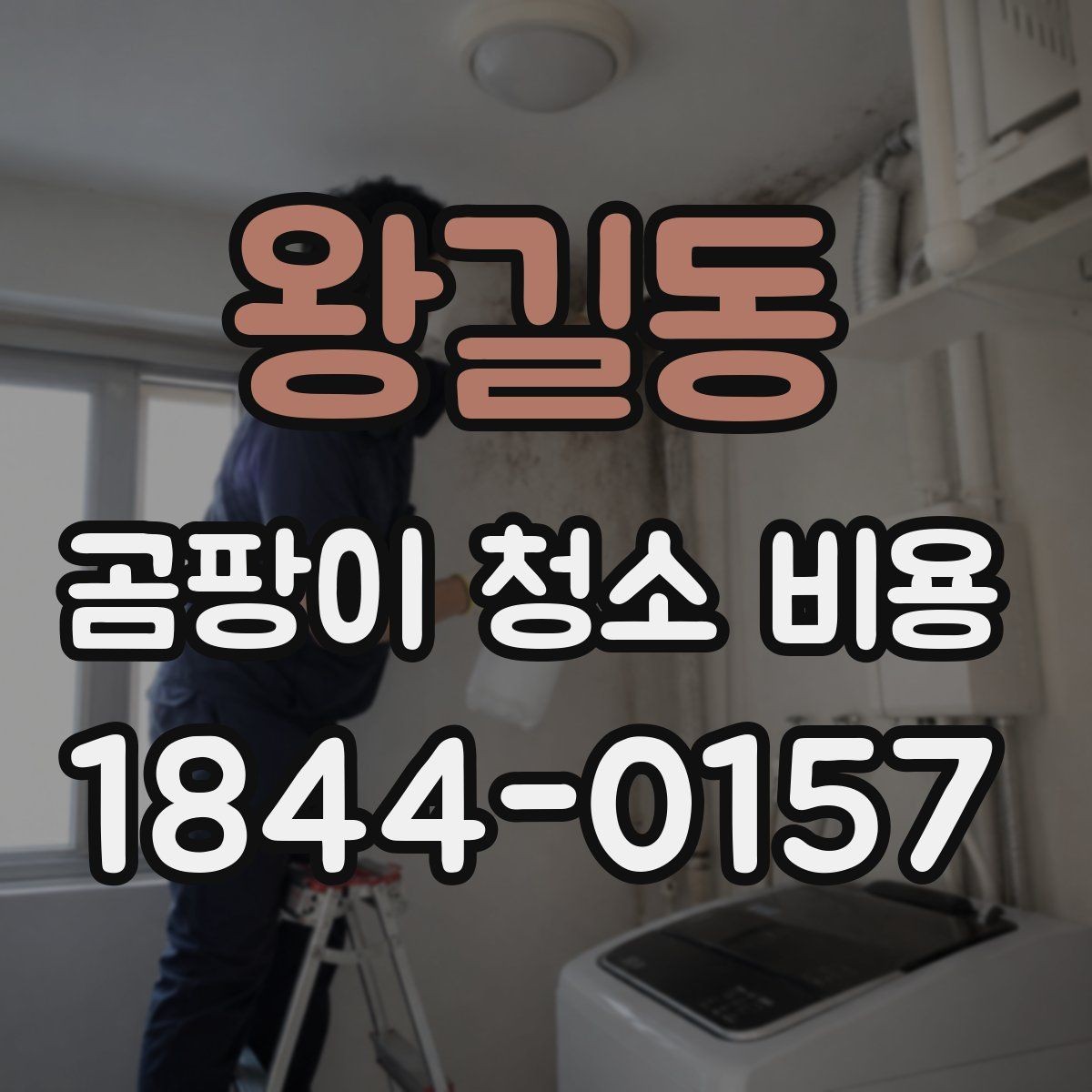 왕길동 곰팡이 청소 비용 세척만으로 끝낼 수 있는 판단 기준