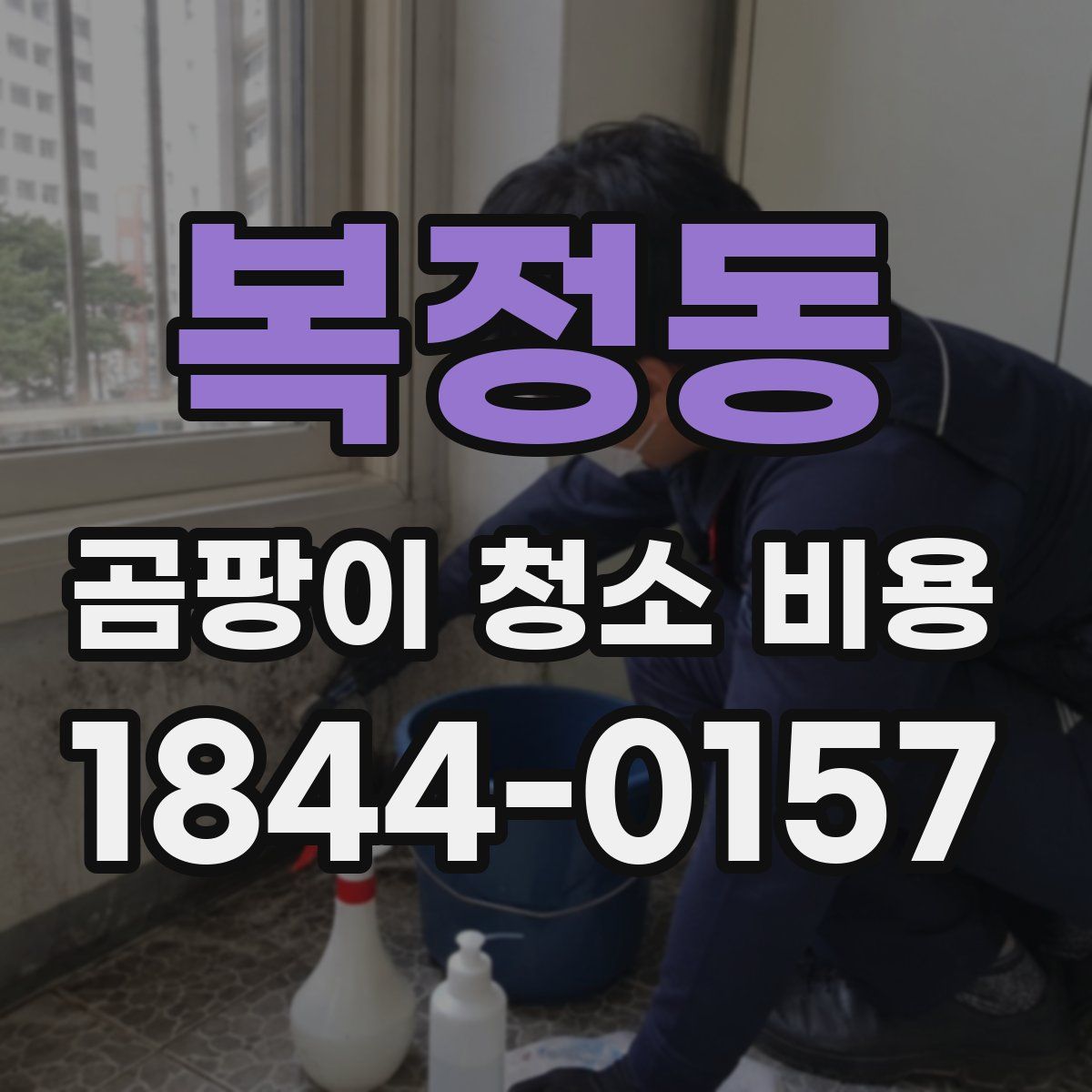 복정동 곰팡이 청소 비용