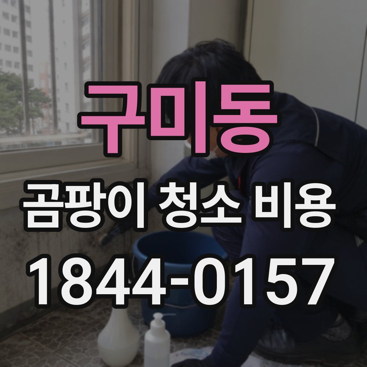 구미동 곰팡이 청소 비용