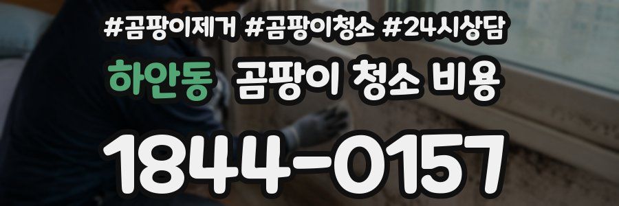 하안동 곰팡이 청소 비용