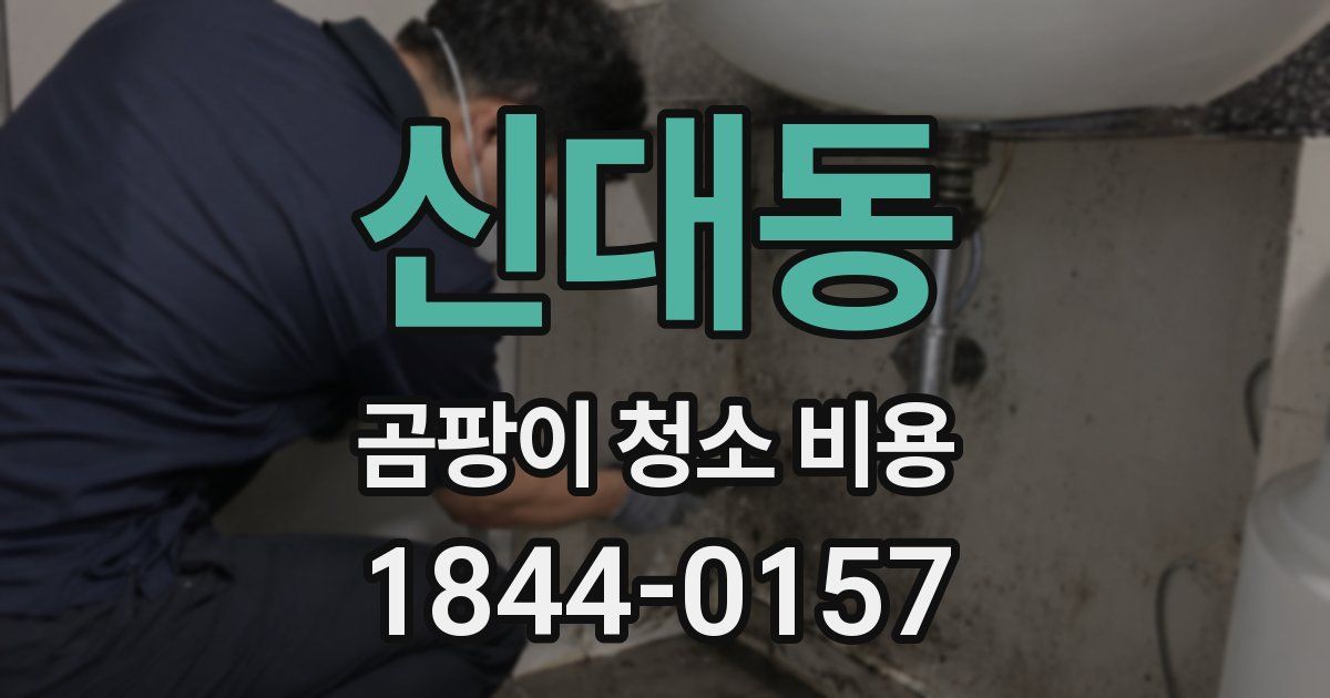 신대동 곰팡이 청소 비용