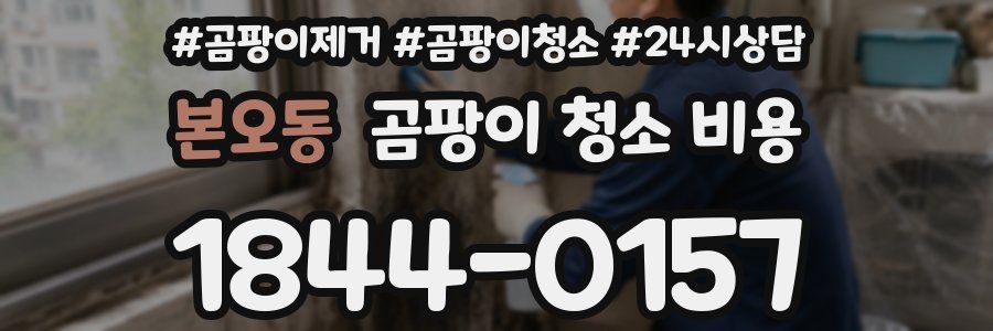 본오동 곰팡이 청소 비용
