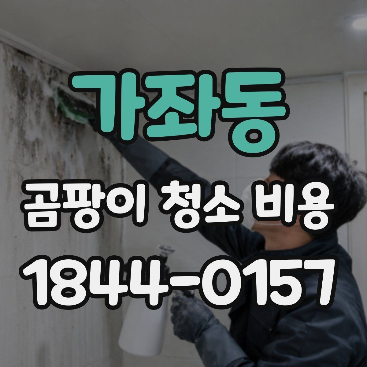가좌동 곰팡이 청소 비용 약품 잔류와 냄새 확인이 중요한 이유