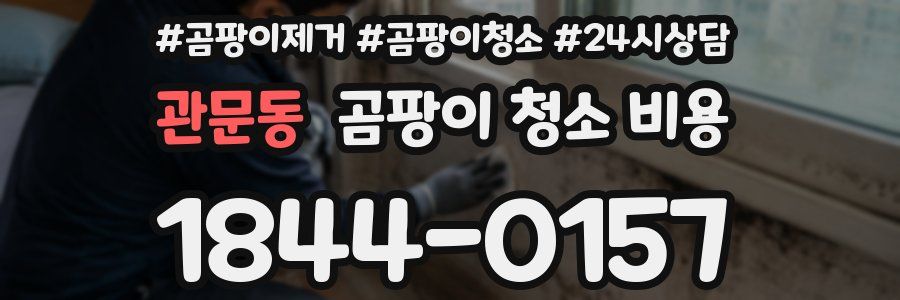 관문동 곰팡이 청소 비용