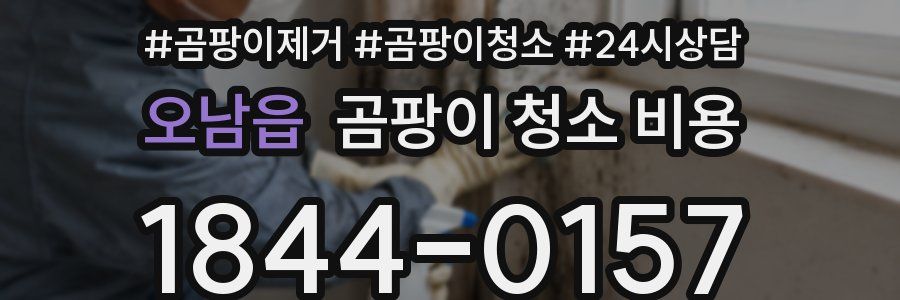 오남읍 곰팡이 청소 비용
