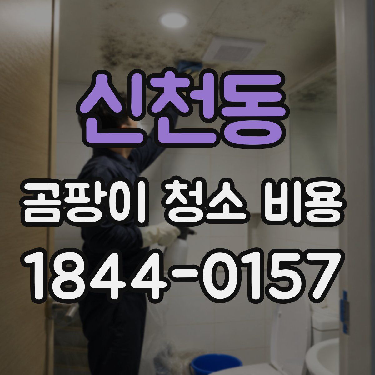 신천동 곰팡이 청소 비용