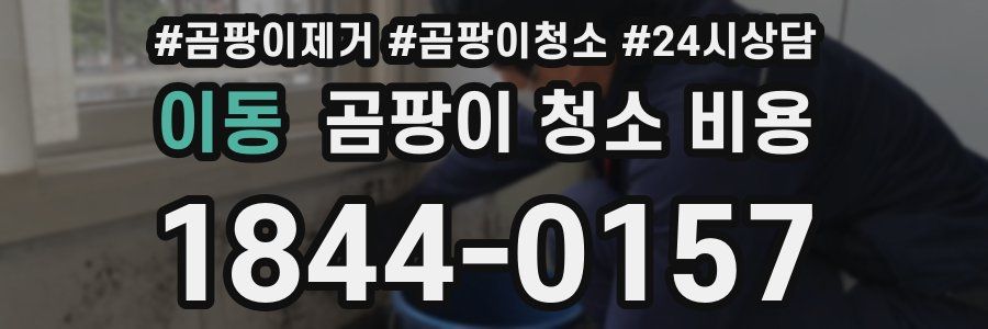 이동 곰팡이 청소 비용