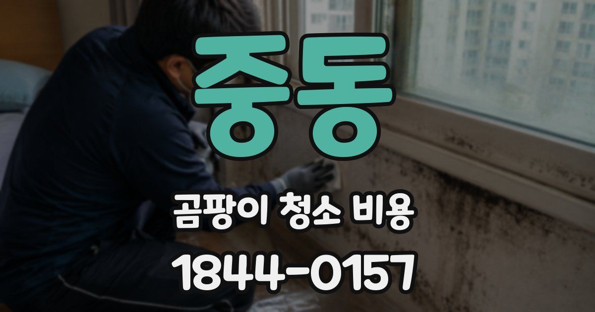 중동 곰팡이 청소 비용