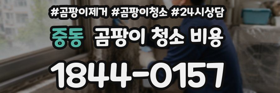 중동 곰팡이 청소 비용