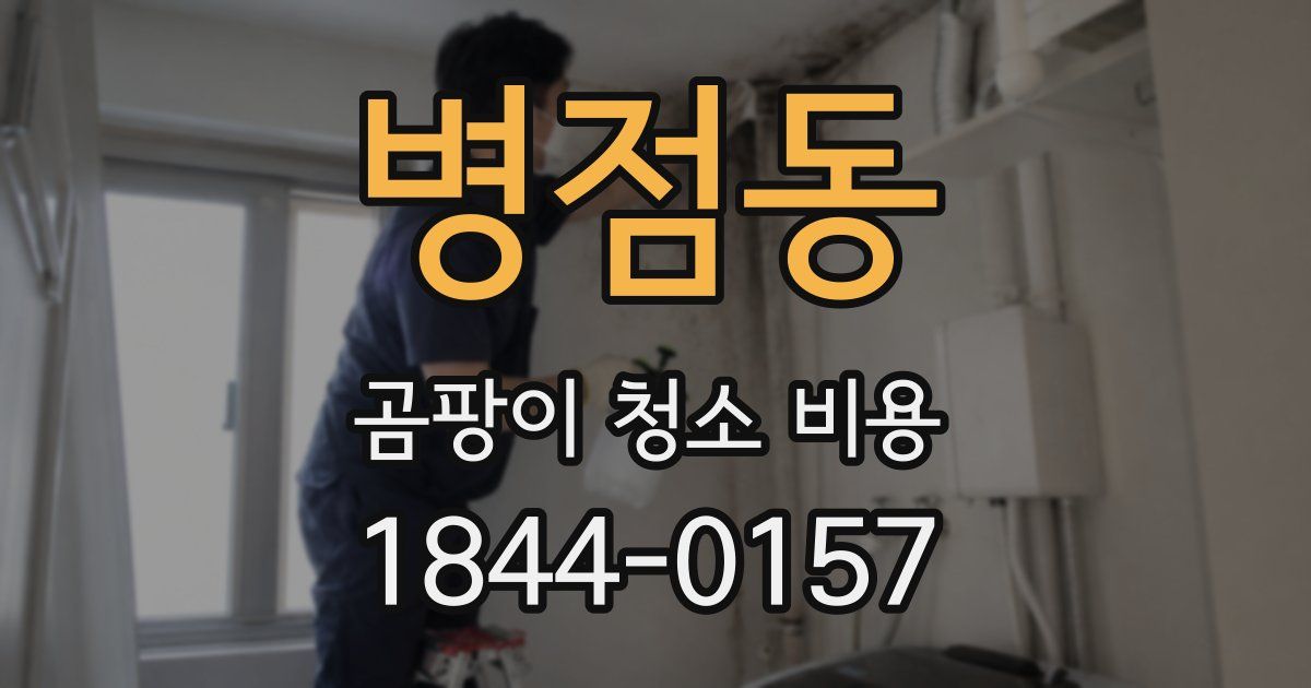 병점동 곰팡이 청소 비용