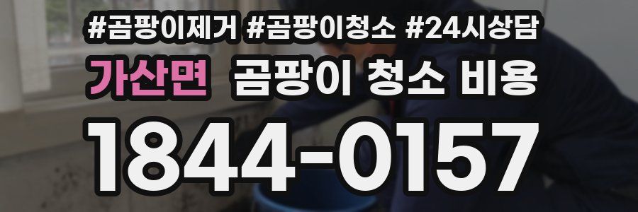 가산면 곰팡이 청소 비용