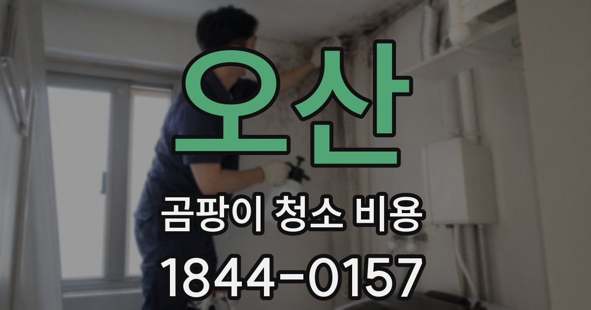 오산 곰팡이 청소 비용