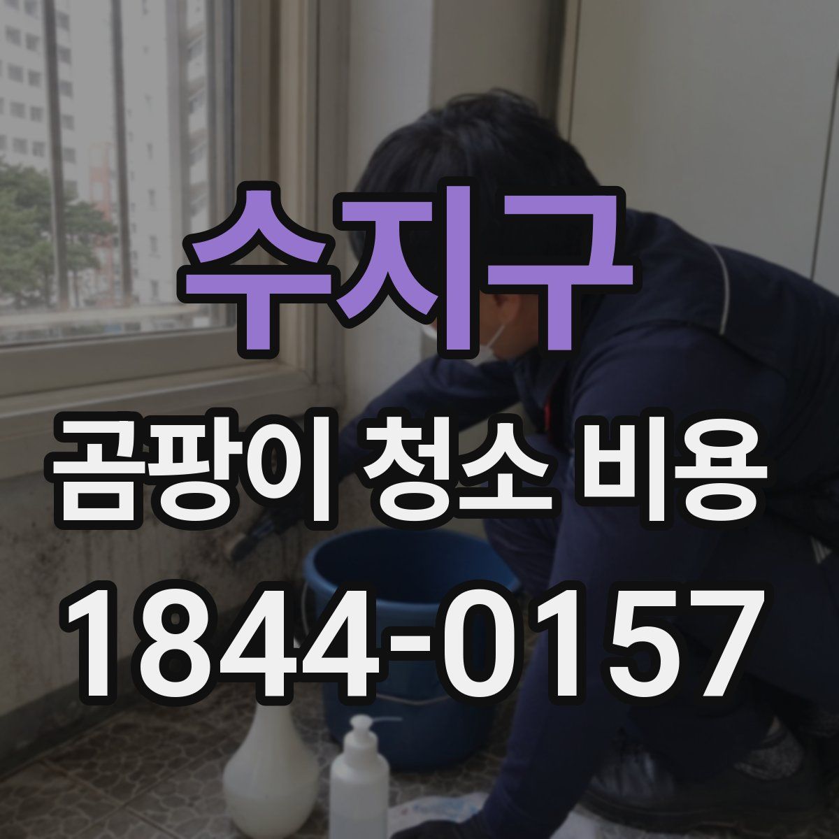 수지구 곰팡이 청소 비용