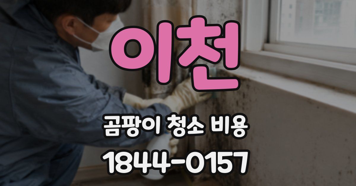 이천 곰팡이 청소 비용