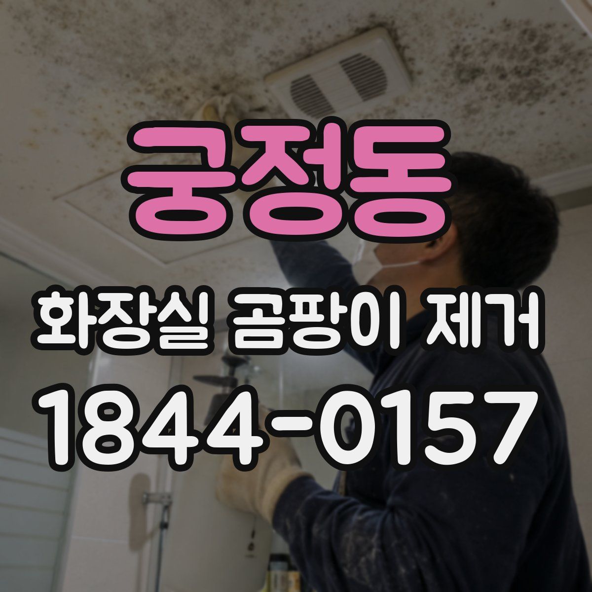 궁정동 화장실 곰팡이 제거