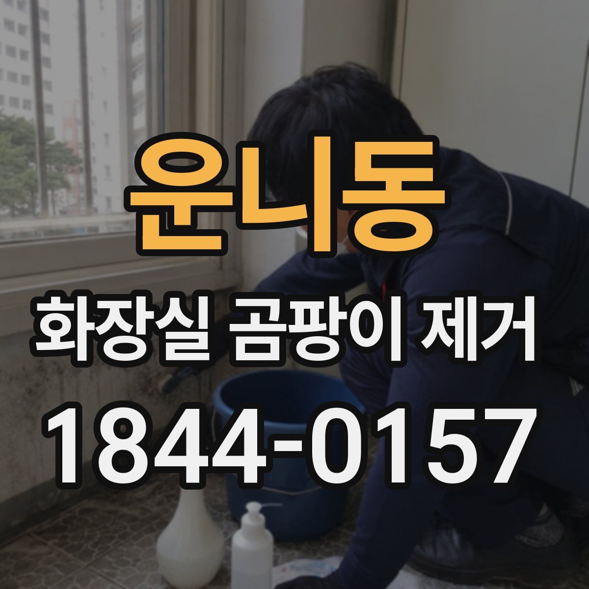 운니동 화장실 곰팡이 제거