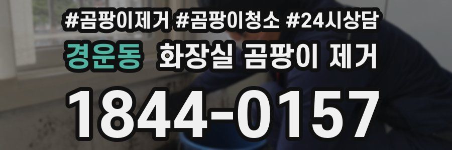 경운동 화장실 곰팡이 제거