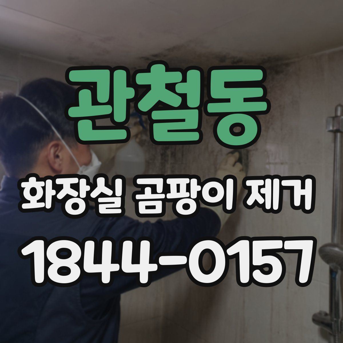 관철동 화장실 곰팡이 제거