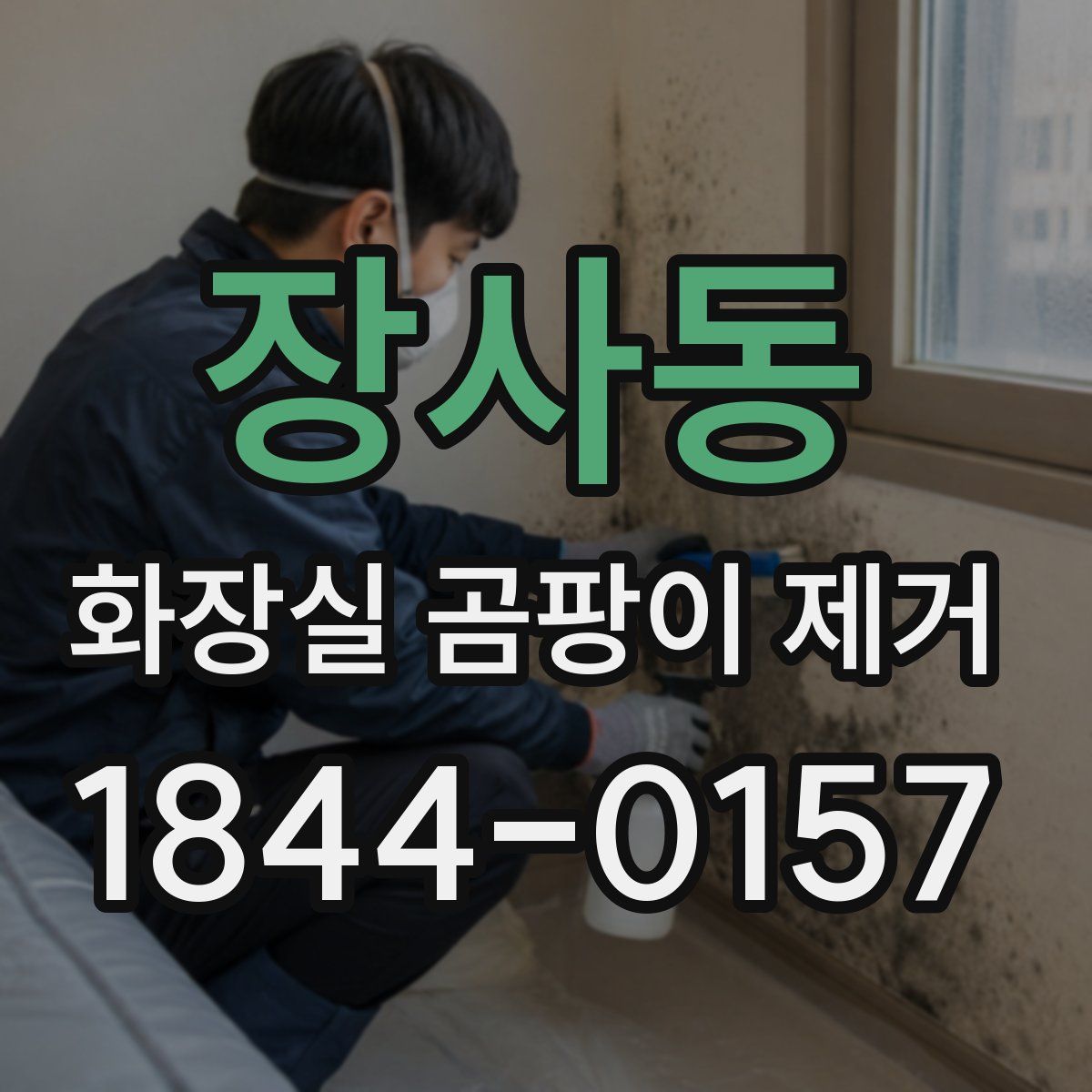 장사동 화장실 곰팡이 제거