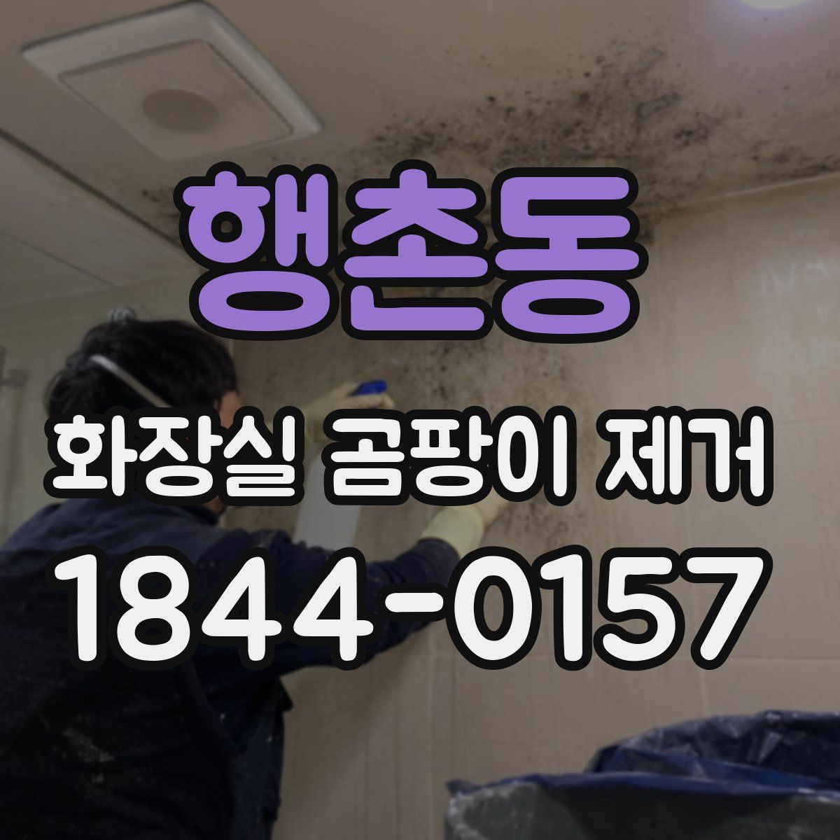 행촌동 화장실 곰팡이 제거