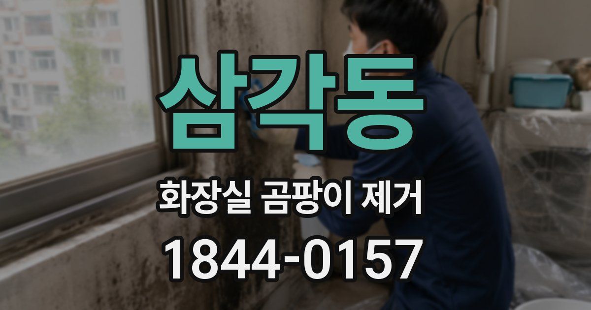 삼각동 화장실 곰팡이 제거