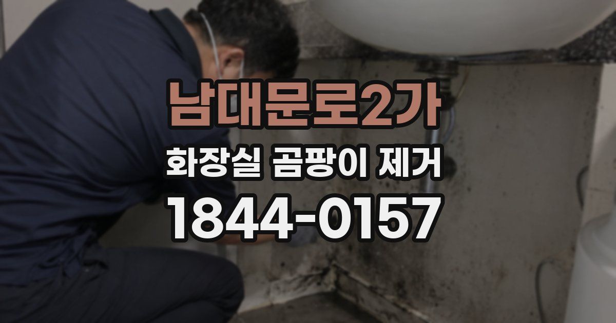 남대문로2가 화장실 곰팡이 제거