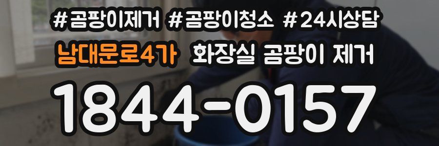 남대문로4가 화장실 곰팡이 제거