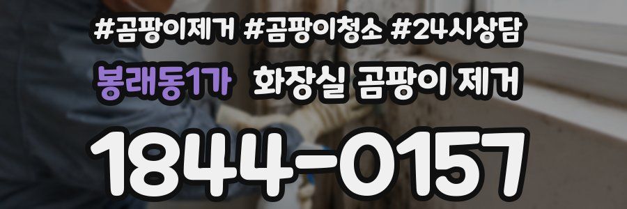 봉래동1가 화장실 곰팡이 제거