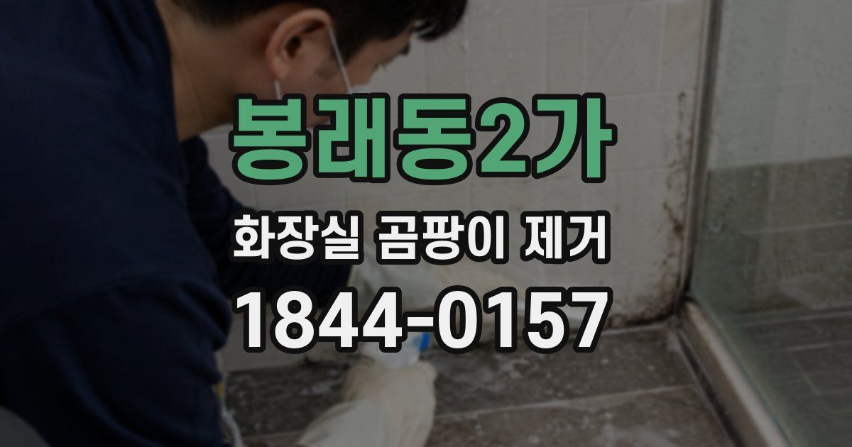 봉래동2가 화장실 곰팡이 제거