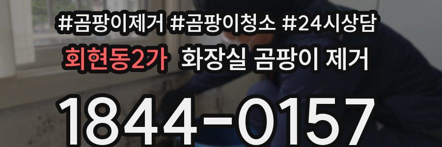 회현동2가 화장실 곰팡이 제거