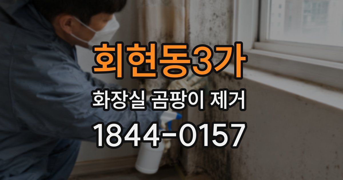 회현동3가 화장실 곰팡이 제거