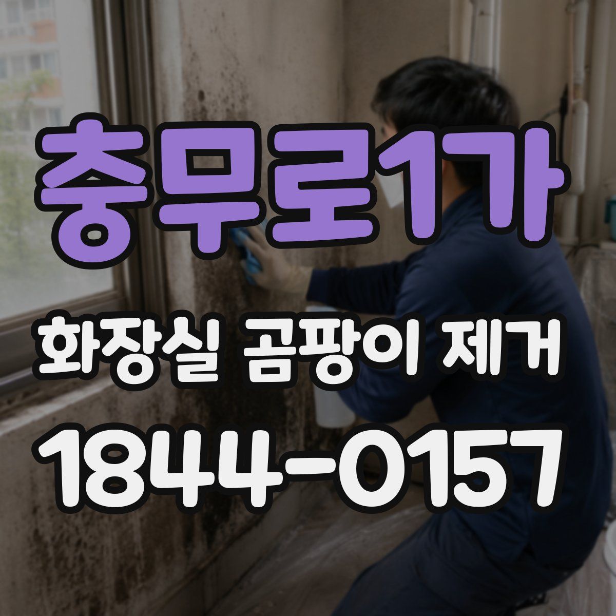 충무로1가 화장실 곰팡이 제거
