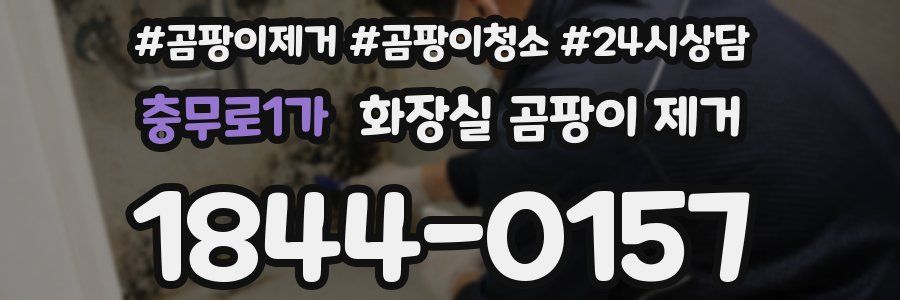충무로1가 화장실 곰팡이 제거
