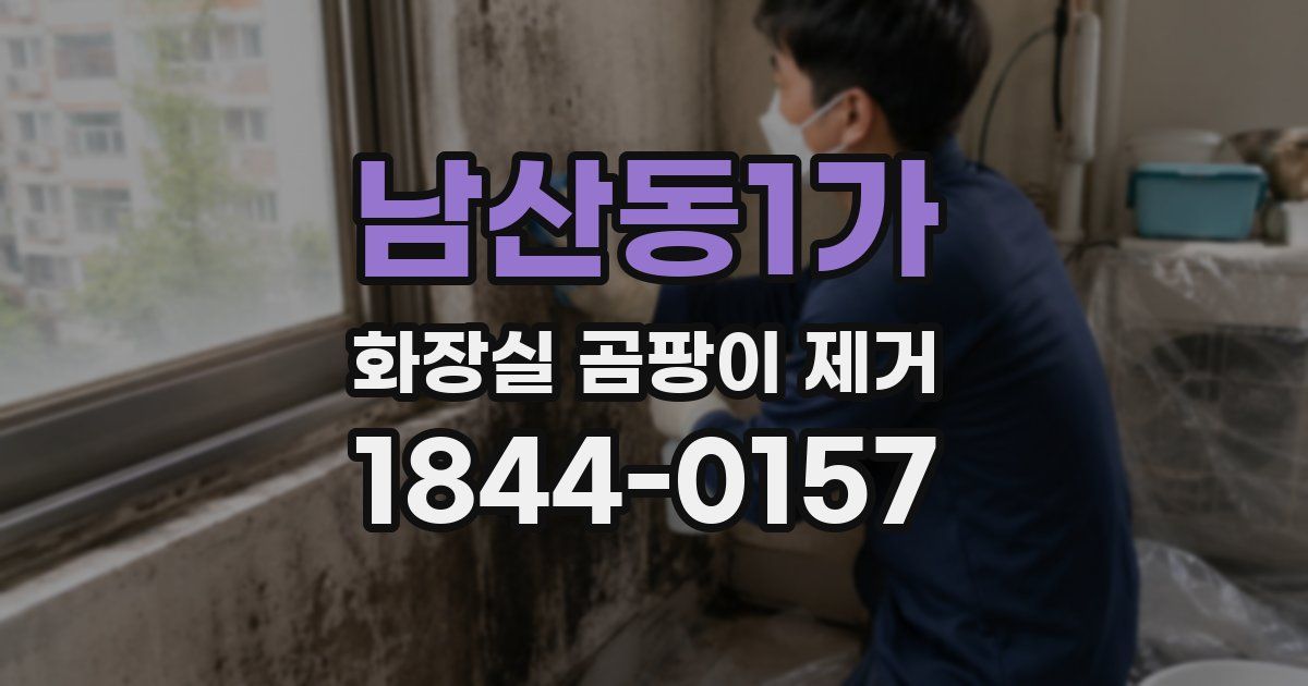 남산동1가 화장실 곰팡이 제거