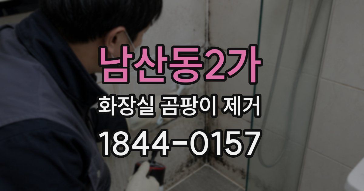 남산동2가 화장실 곰팡이 제거