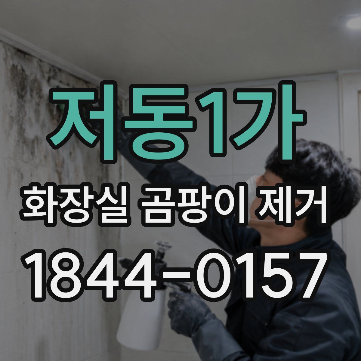 저동1가 화장실 곰팡이 제거