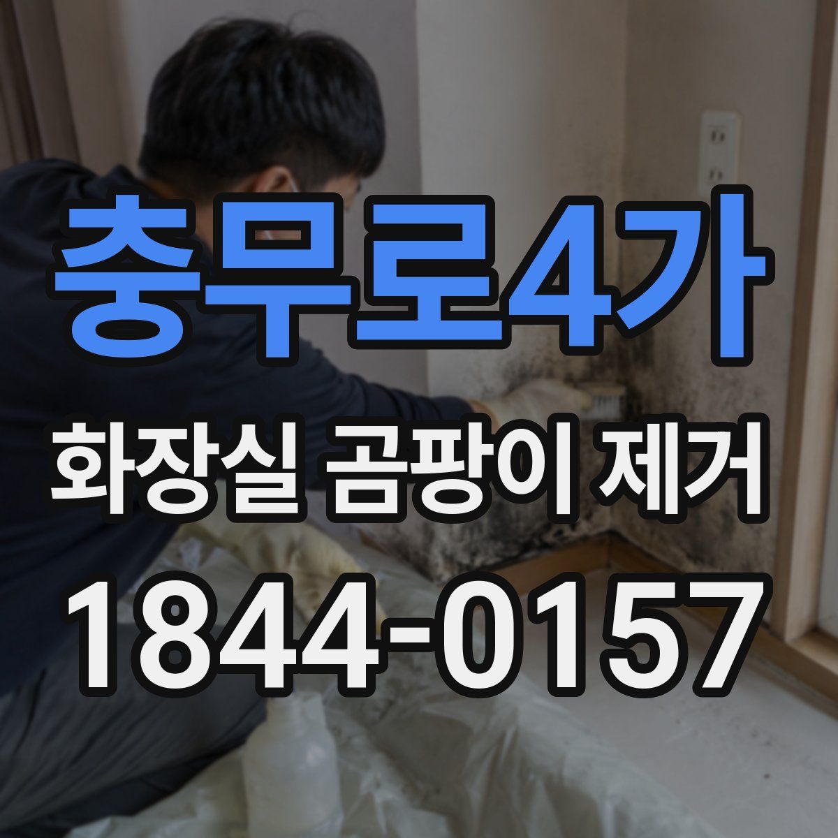 충무로4가 화장실 곰팡이 제거