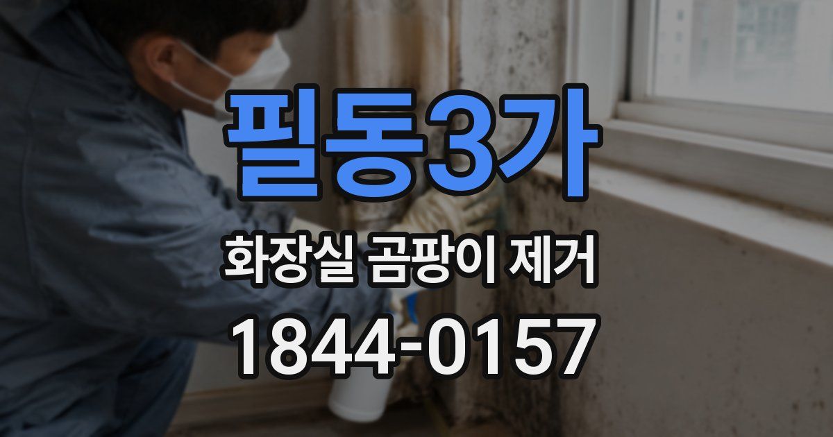 필동3가 화장실 곰팡이 제거