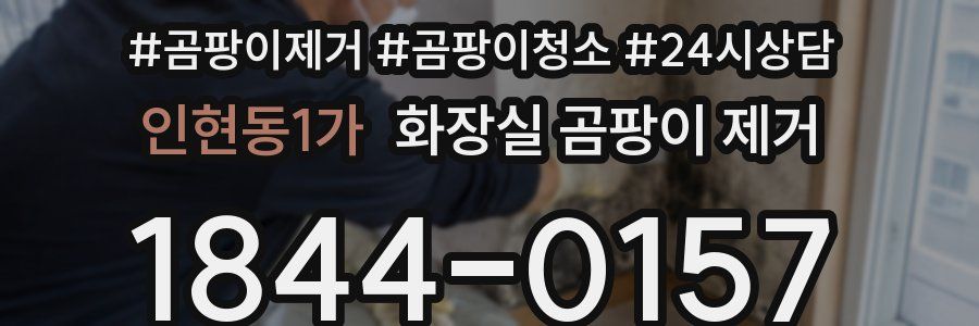 인현동1가 화장실 곰팡이 제거