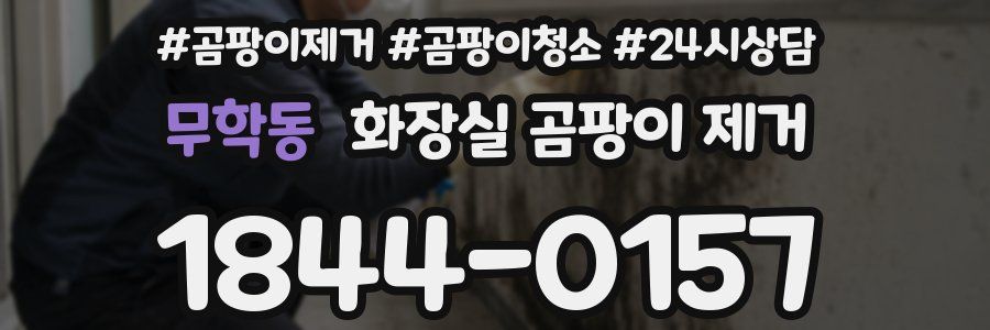 무학동 화장실 곰팡이 제거