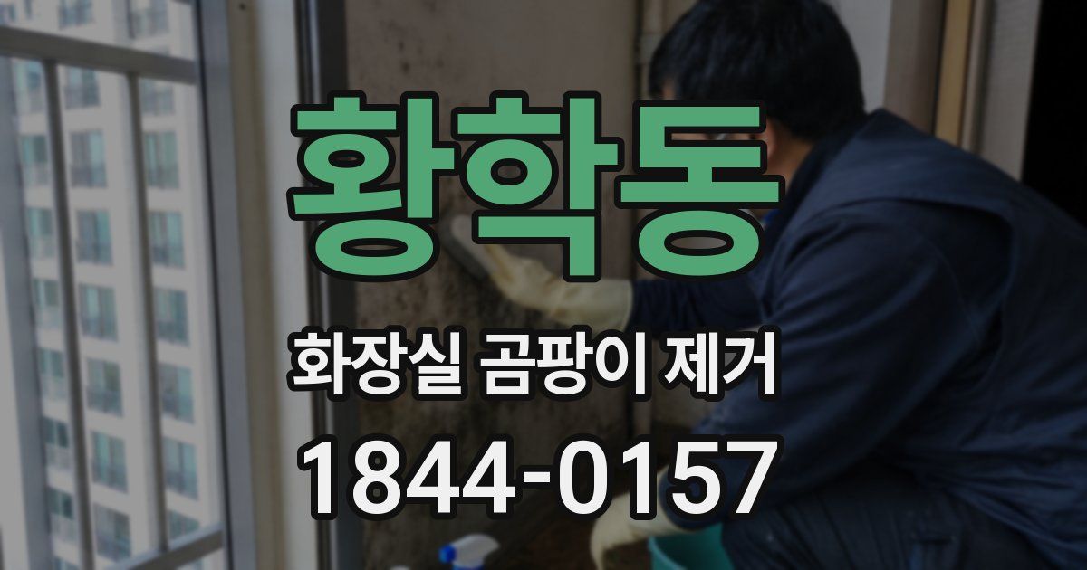 황학동 화장실 곰팡이 제거