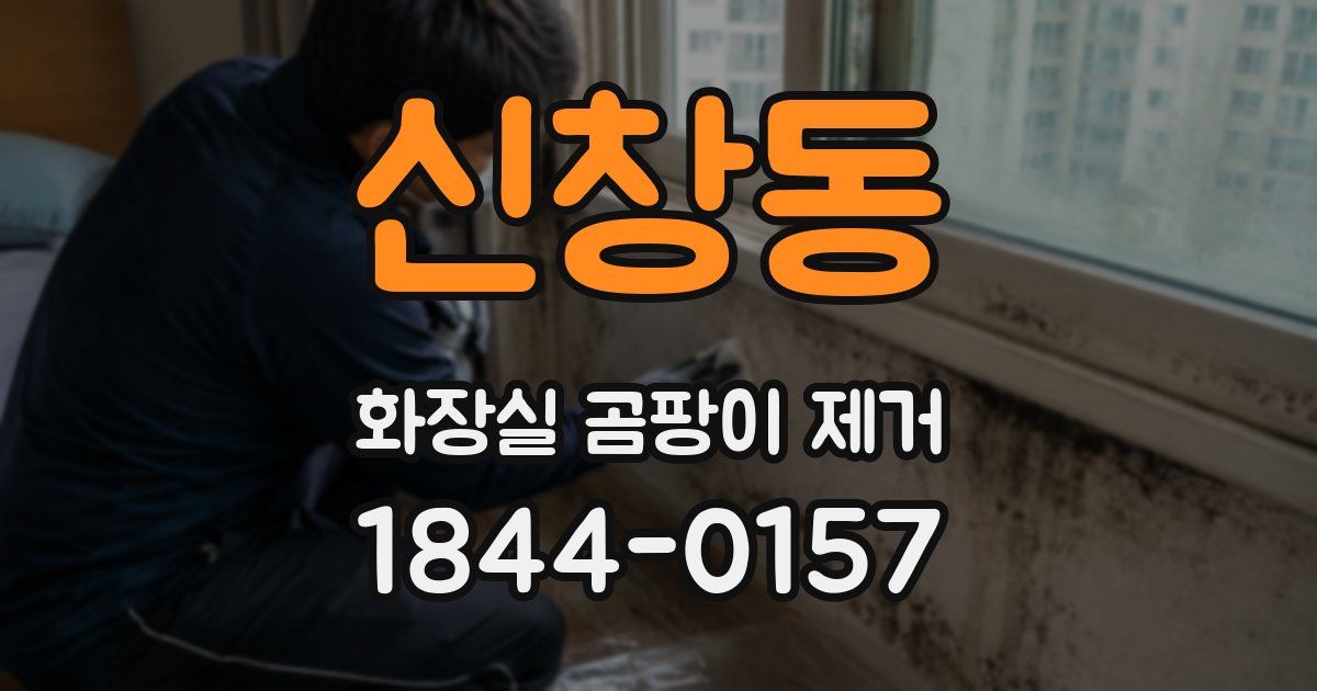 신창동 화장실 곰팡이 제거