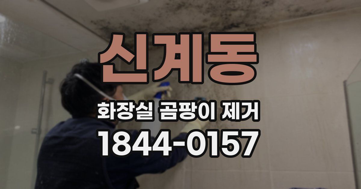 신계동 화장실 곰팡이 제거