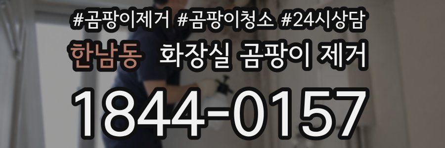 한남동 화장실 곰팡이 제거