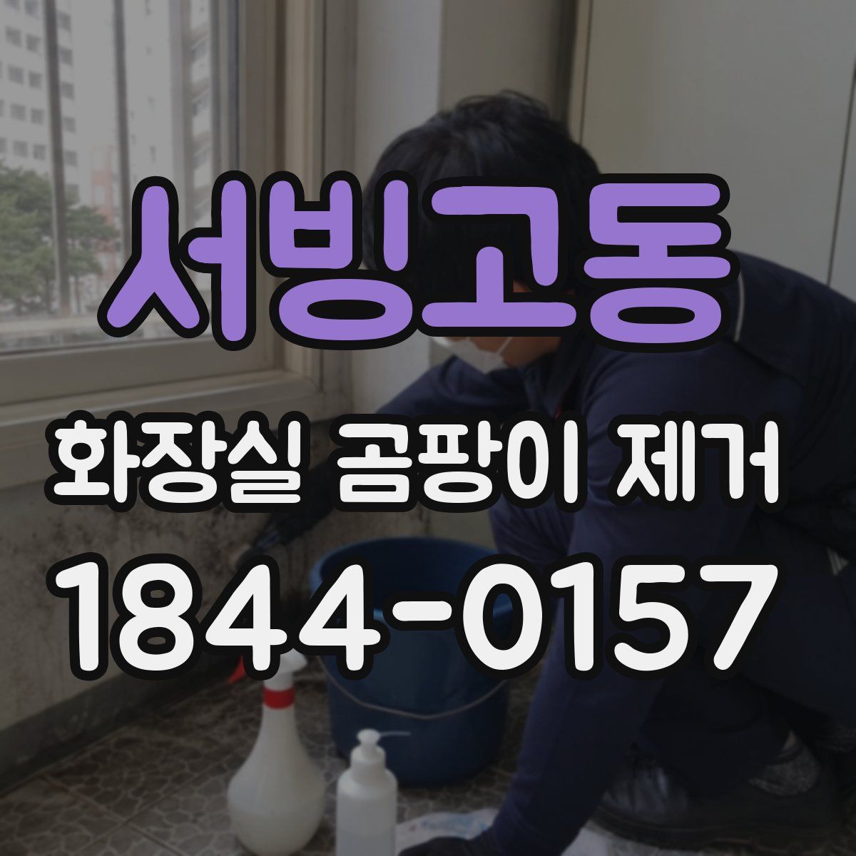 서빙고동 화장실 곰팡이 제거