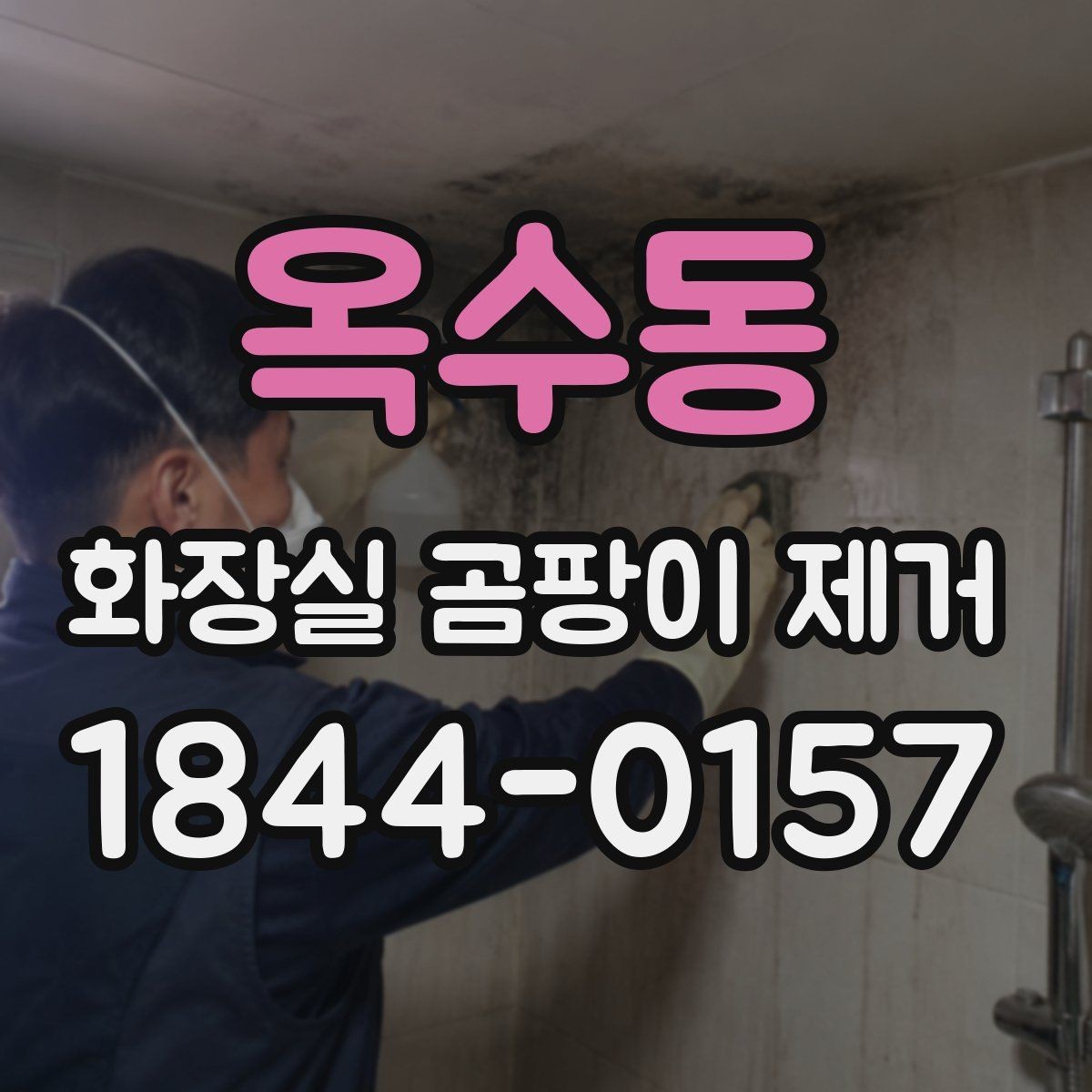 옥수동 화장실 곰팡이 제거 후 습도 낮추는 기본 원칙