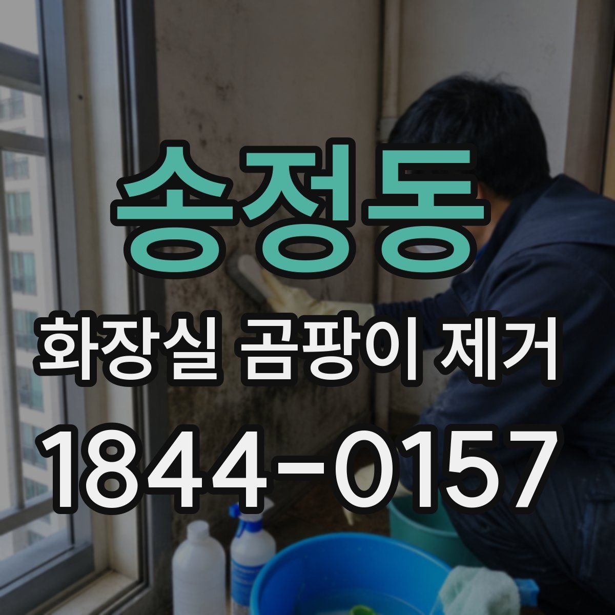 송정동 화장실 곰팡이 제거