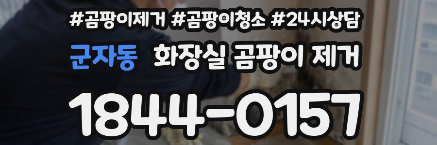 군자동 화장실 곰팡이 제거
