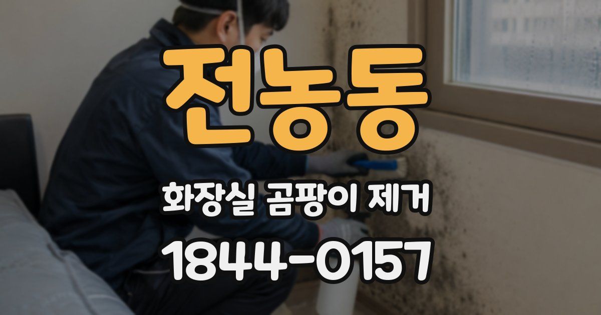 전농동 화장실 곰팡이 제거