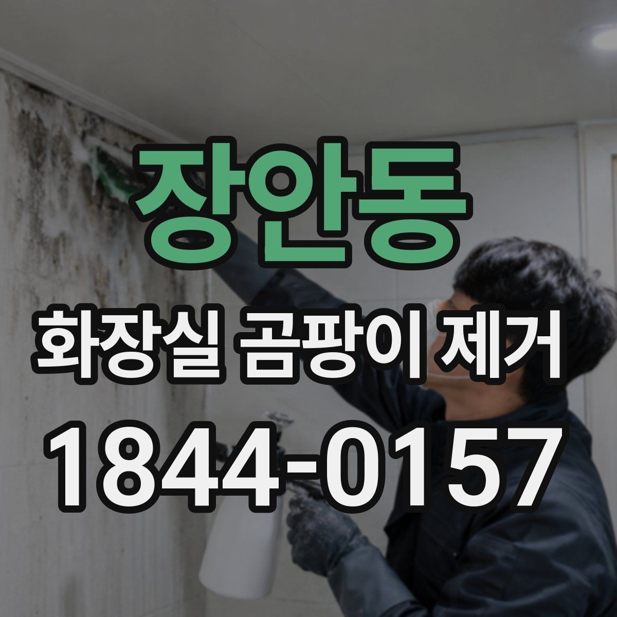 장안동 화장실 곰팡이 제거 오래된 얼룩에 남은 흔적 지우는 순서